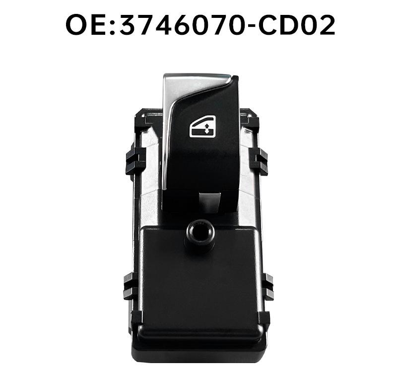 Passenger Side Rear Window Lift Switch for Changan CS75Plus - Model 3746070-CD02