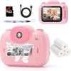 Kids Camera Instant Print, 3.5'' Kids Digital Camera Instant with 1080P HD Photos & Videos, Christmas Birthday Gifts for Girls Boys Age 3-12 (Pink)