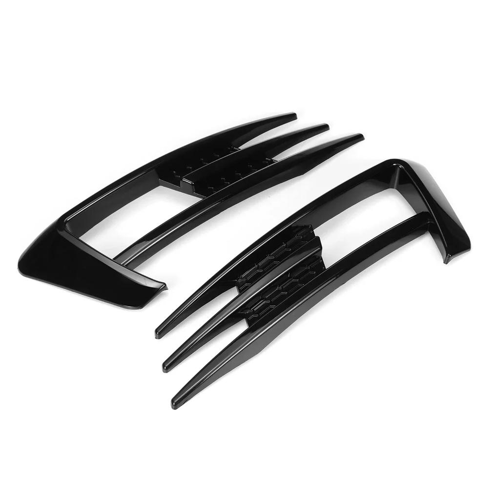 AGLNX1 New Pair Car Front Fog Light Grille Grill For VW Golf 7 MK7 Standard Version 2014 2015 2016 2017 Fog Lamp Lower Bumper Grill