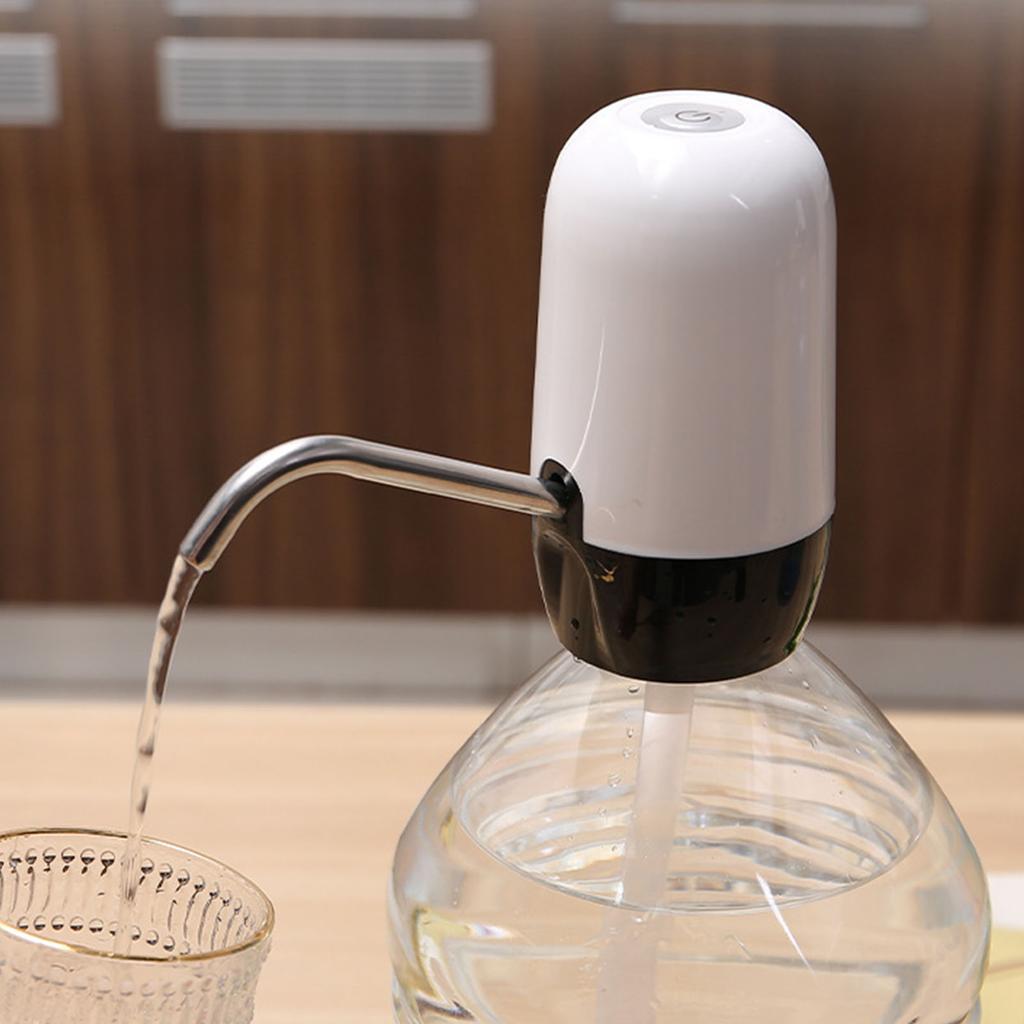 Flaschenwasserdispenser Doppelpumpe Leise Automatisch Tragbare Wasserflaschenpumpe für Heim- Gewerblichen Gebrauch