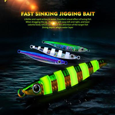 14/40/80g Artificial Bait Sharp Hook Angling Easy To Carry Sea Bass Artificial Bionic Bait Angling Tackle