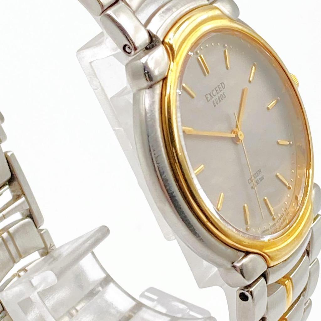 Used CITIZEN EXCEED EUROS Men's Watch Quartz Operation 424