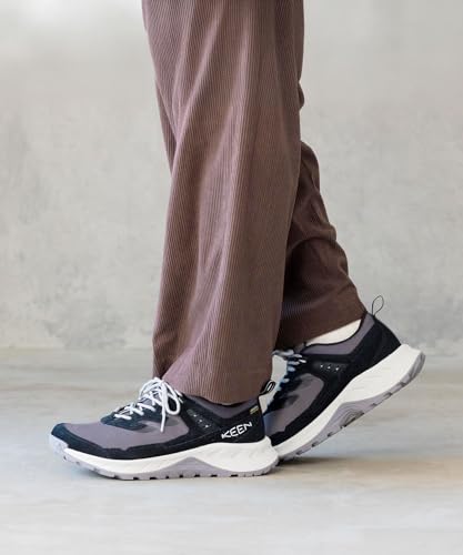 KEEN HIGHTRAIL WP Hoher Wasserdichter Trekking-Schuh, Herren, Schwarz/Vapor, Größe 27,5 cm