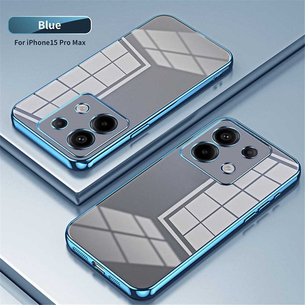 Luxury Plating Case For Xiaomi Redmi Note 13 Pro Plus POCO M6 X6 Pro C65 13T 13 Lite Clear Soft Silicone Cover Redmi 13C A3 4G