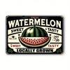 Vintage Sweet Watermelon Metal Tin Sign 8x12 Inch Rustic Farmhouse Wall Decor Kitchen Cafe Bar Man Cave Retro Iron Plaque