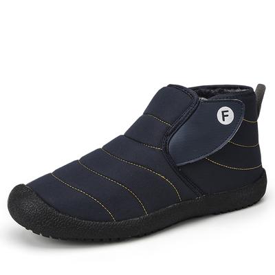 Herren- und Damen-Knöchelstiefel Wasserdichte Winterschuhe Warme Schneestiefel plus Kaschmir warmes Paar Übergröße Baumwollschuhe36-48