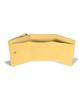 Fennec Crinkle Triangle Triple Wallet - Marigold