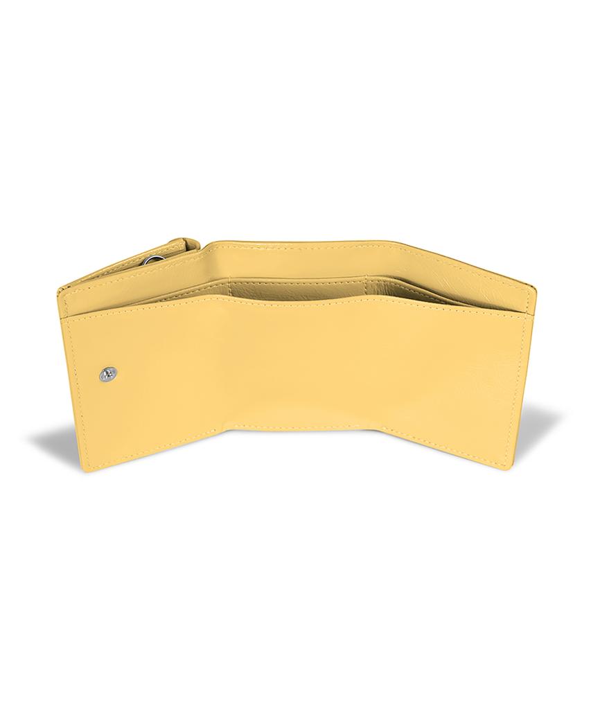 Fennec Crinkle Triangle Triple Wallet - Marigold