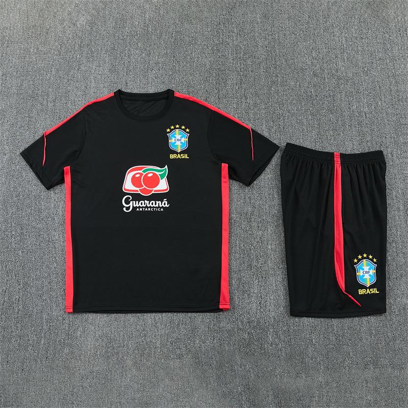 Brasile Arsenal Parigi Real Madrid Barcellona Spagna Chelsea Tuta da Allenamento Maglie da Calcio per Adulti Maniche Corte