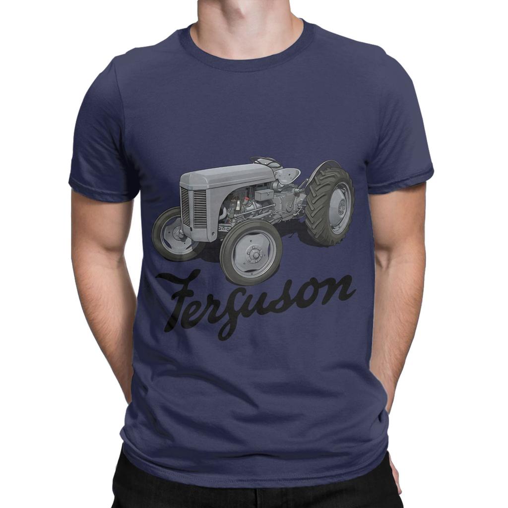 Trattore Ferguson TE20 Little Grey Fergie Grafica Divertente Maglietta 100% Cotone Massey Ferguson Magliette Top Per Unisex