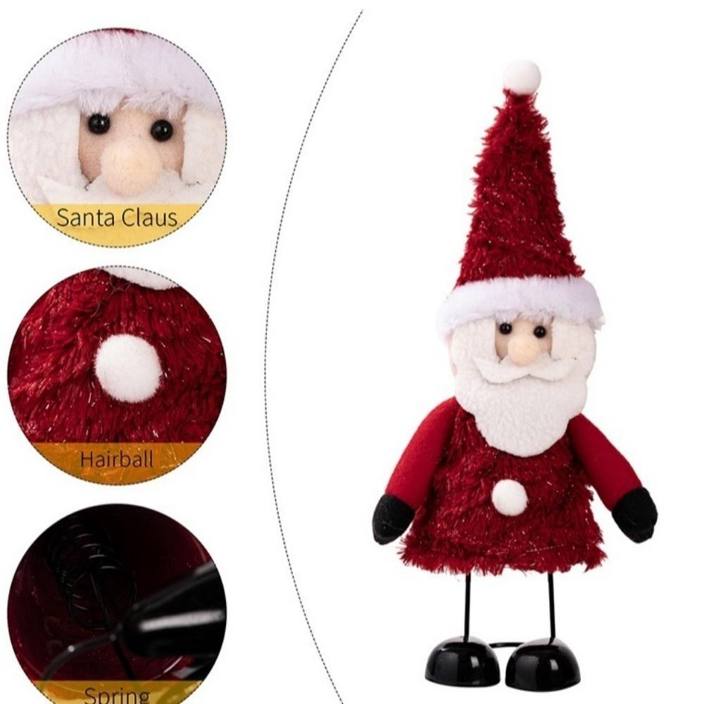 Desktop Decoration Christmas Figurine Santa Claus Christmas Doll Ornament  Desktop Display