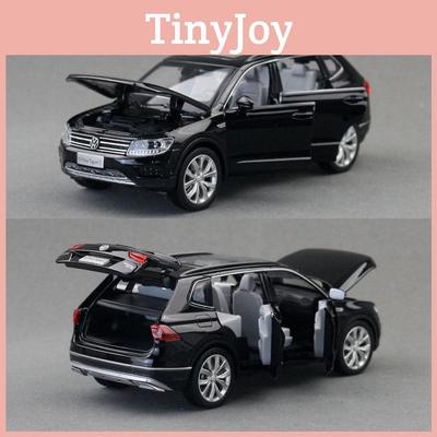 Modelo de Coche Volkswagen Tiguan L Suv de Aleación Con Control de Inercia Para Niños Coleccionable Exhibición