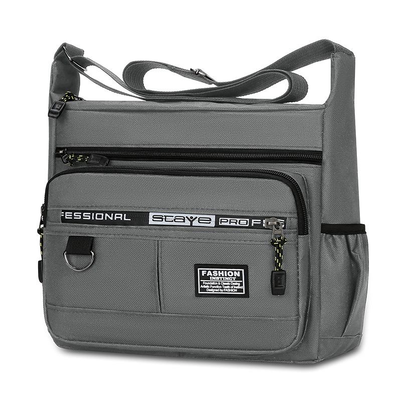 

Мужская сумка через плечо, модная сумка для хранения, сумки через плечо для бизнеса и отдыха, женская сумка через плечо, мужская сумка через плечо серый