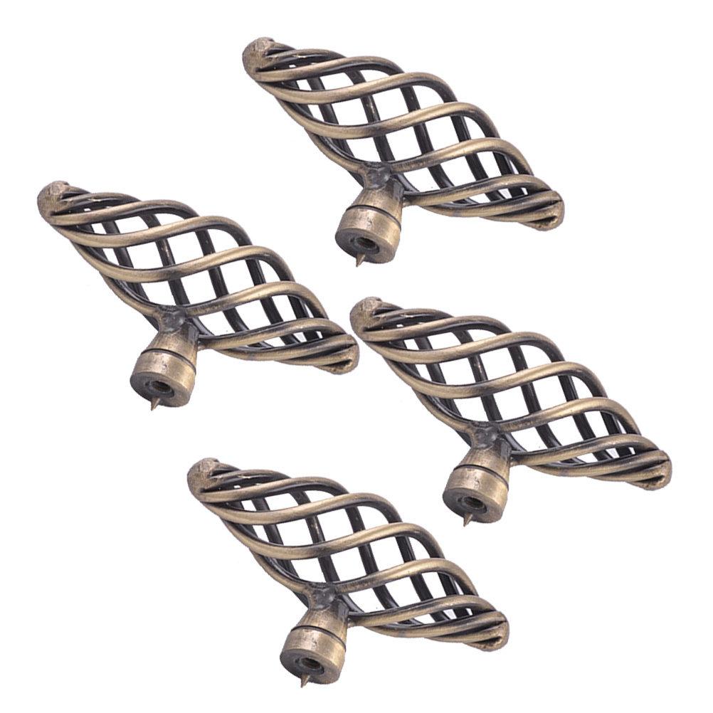 

4Pcs Cage Pull Handles for Cabinets Drawers Furniture Nordic Style Vintage Decorative Door Knobs Large Size зелёный