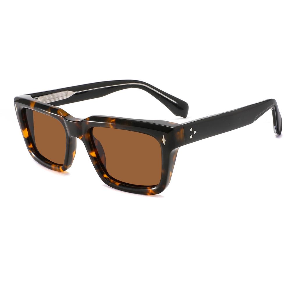 Luxury Premium Acetate Polarized Sunglasses Men Women European American New Square Frame UV400 Protection Driving Sun Glasses