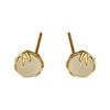 Weiße Chalcedon Ohrringe Elegante Neue Chinesische Stil Ohrringe Licht Luxus High-end Bambus Blatt Ohrringe
