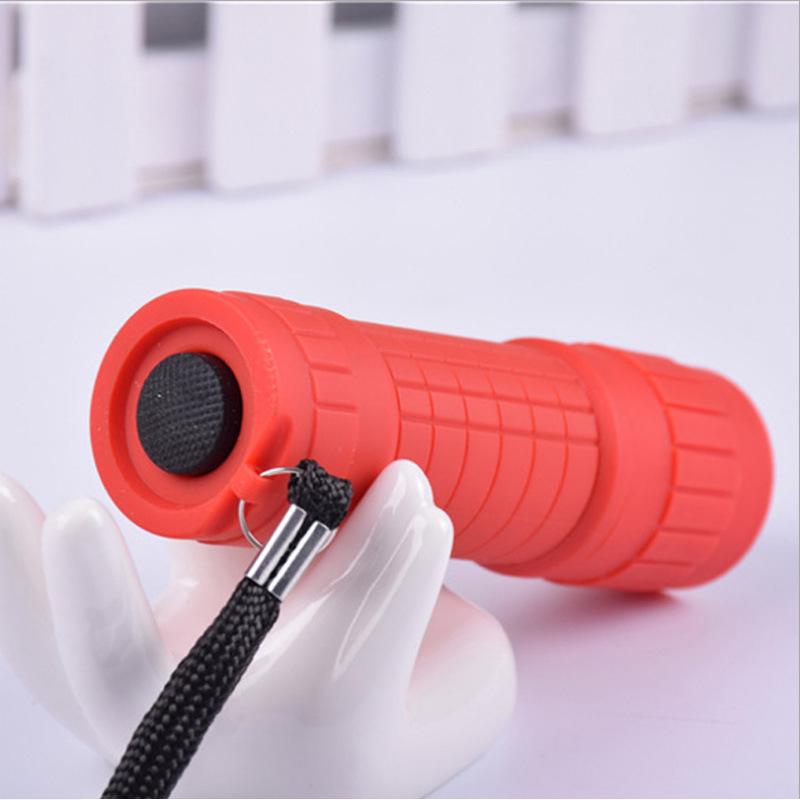 LED Mini Portable Flashlight - White Light, Battery-Powered, Compact, Outdoor Use