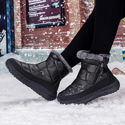 Winter nieuwe buiten casual warme dames sneeuwschoenen dames zijrits waterdichte katoenen laarzen damesschoenen