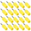 20Pcs Pin Banana Plug 2mm Nickel Plated Brass Male Waterproof Connector Accessory Set KitYellow