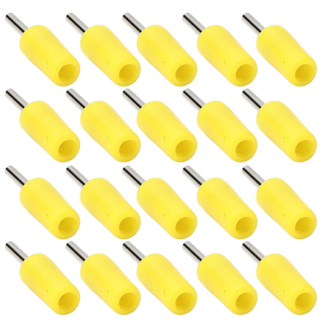 20Pcs Pin Banana Plug 2mm Nickel Plated Brass Male Waterproof Connector Accessory Set KitYellow