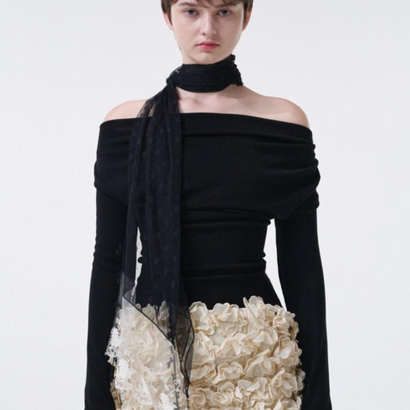 SIEOR ADELA Scarf Black