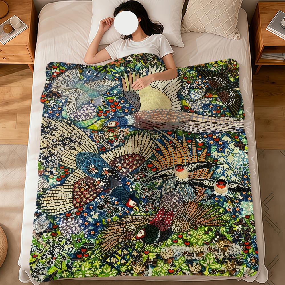 Mode Kunst Vintage K-Knud Grothe Kunst Weiche Warme Plüschdecke Schlafsaal Sofa Wohnzimmer Haustier Zuhause Schlafzimmer Geschenk Nickerchen Zuhause Flanell