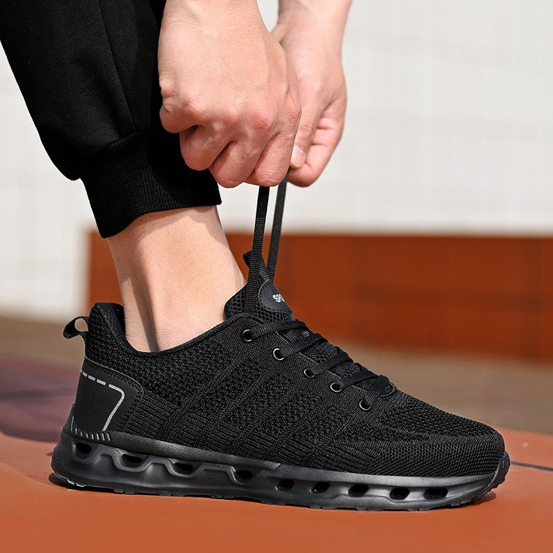 Mode Leichte Lässige Und Modische Herrenschuhe Fliegendes Mesh Sneakers Herren Outdoor Laufen Sommer Bequem Und Atmungsaktiv