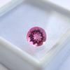 Ruby Shade Glass Stone, Round Faceted Cut 9 Mm, 2.25 Carat Size Stone.