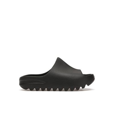 Pantofi pentru copii Yeezy Slides Onyx pentru copii Negri HQ4115