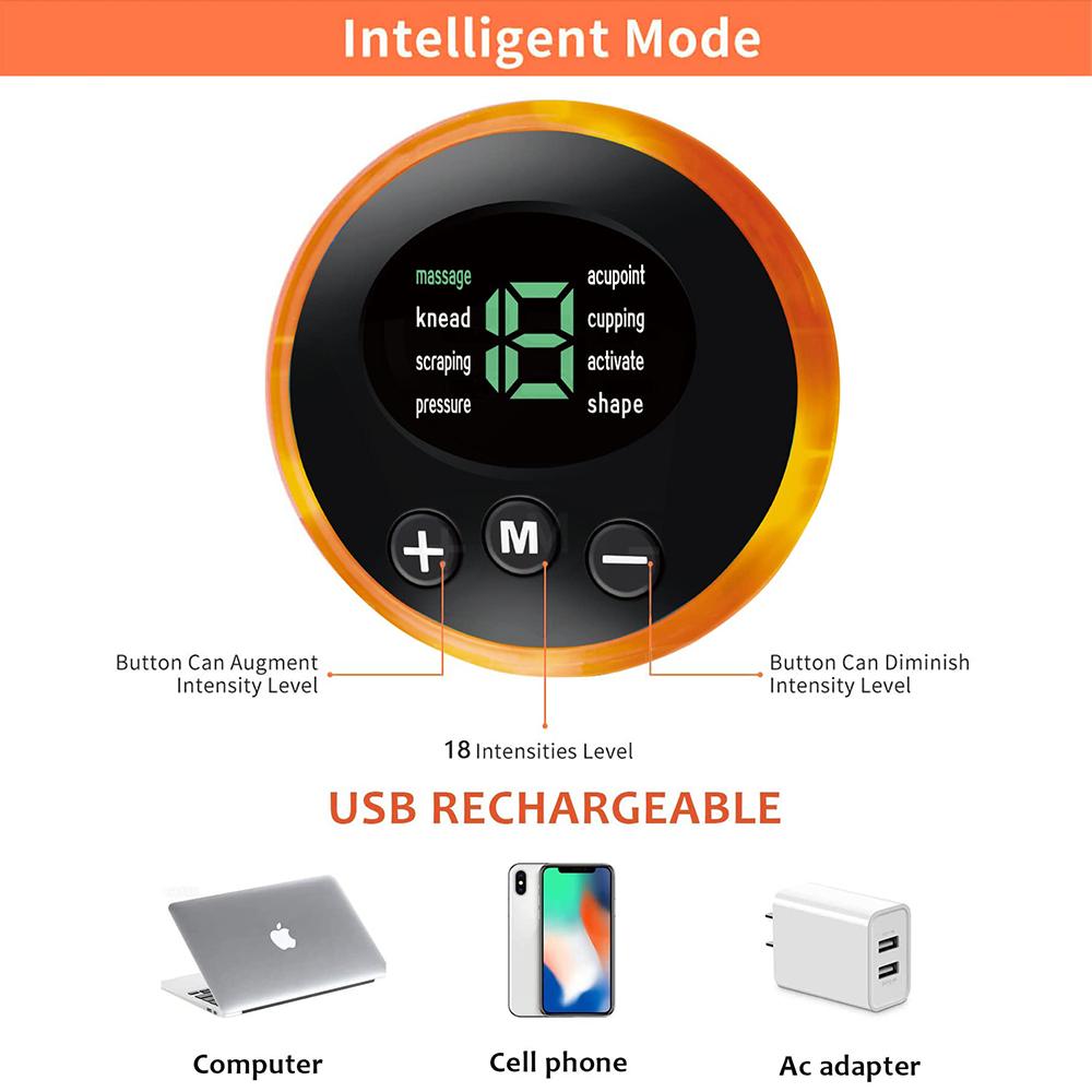 EMS Massage Fußpolster Pulstherapie Mikrostrom Fußmassagegerät zur Linderung von Müdigkeit USB-Lademodell