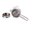 2pcs Reusable Mesh Tea Strainer, Stainless Steel Loose Leaf Tea Filter, Spice Filter With