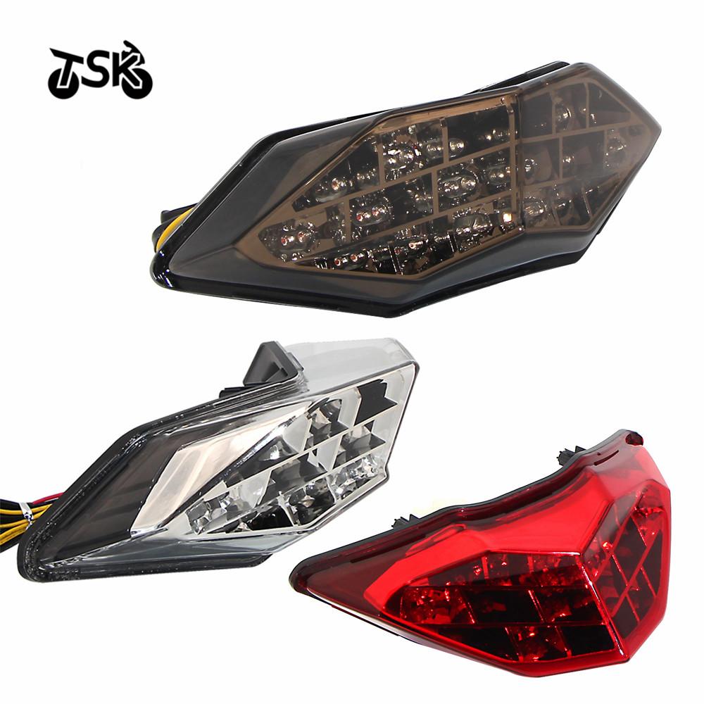 Tail Brake Light Turn Signal Motorcycle Integrated Blinker Lamp LED For KAWASAKI Ninja 250 300 Z 250 Z 300 2013-2017