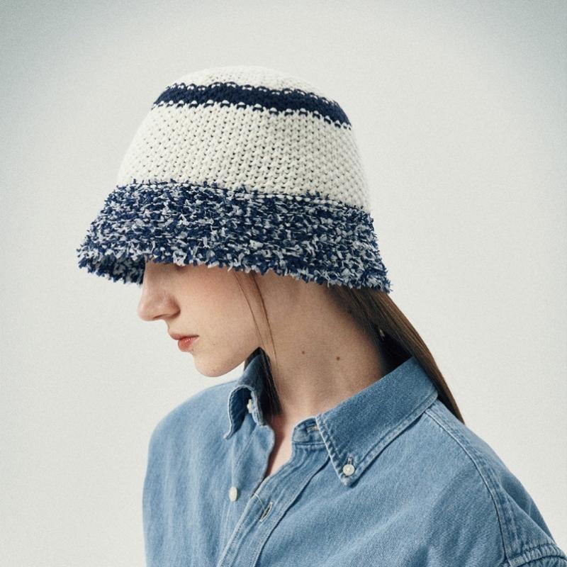 Allincomplete Breeze Knit Bucket Hat Cream