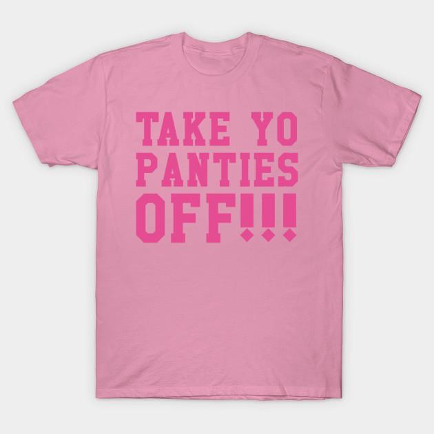 T-Shirt Damen Take Yo Panties Off Harajuku Print Kawaii T-Shirt Sommer Kurzarm Damen T-Shirt Top Tee