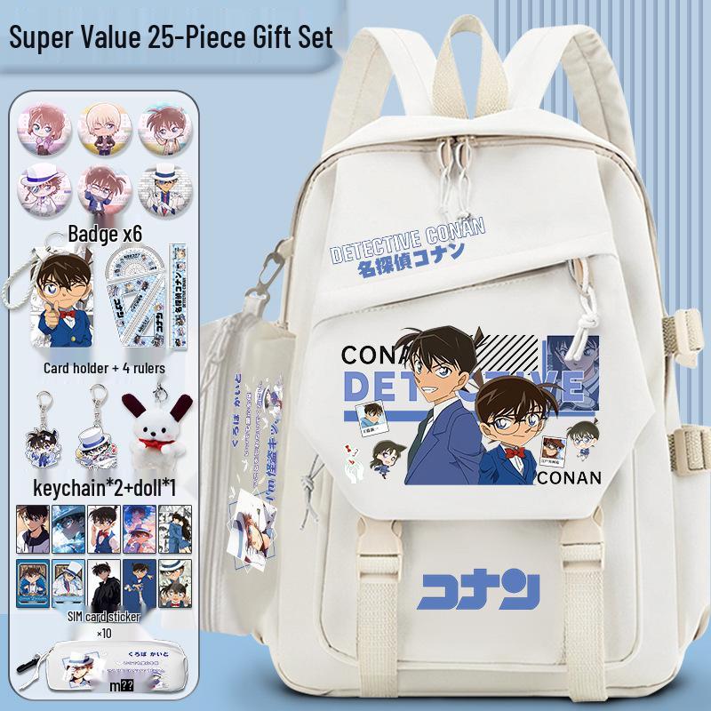 Detective Conan x Kaito Kid Large Capacity Backpack for Students