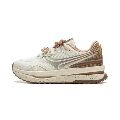 Li Ning Zheng Rong M1000 Retro Wszechstronne Amortyzacja Antypoślizgowe Odporne na Ścieranie Oddychające Wsparcie Odbicie Niskie Buty Casualowe AGCU166-2