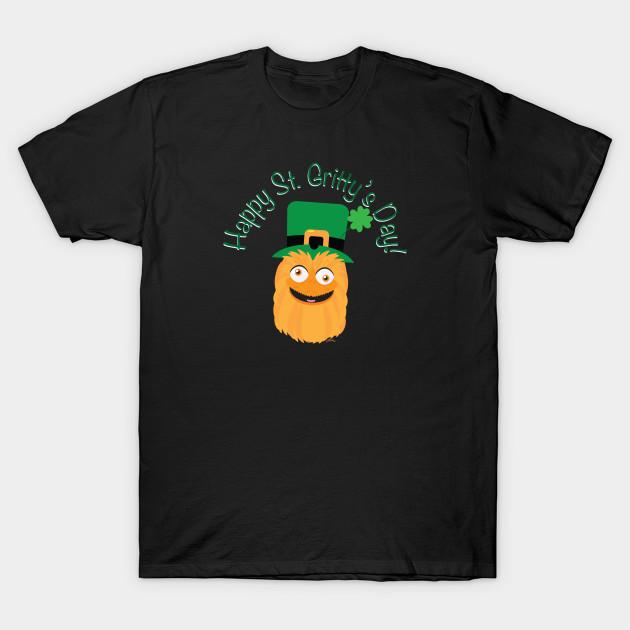 Men Black Print T-shirt St Gritty! No-Cut Transfer Paper Print Cotton Tshirt 2XL