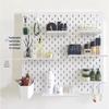 Galvanized Storage Pegboard Wall Rack for Tools and Kitchen
