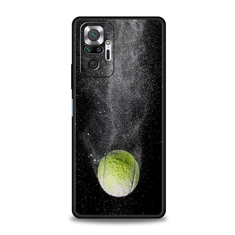Tennis Ball Phone Case For Xiaomi Redmi Note 12 5G 10C 10 11 9 8 Pro Plus 9S 7 8T 9T 9A 8A 9C K50 K40 Gaming Silicone Cover