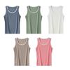Men Sleeveless T-Shirt Round Neck Cool Ice Silk Muscle Shirt Breathable Moisture Wicking Tank Top Summer Vest for Gym Workout Casual Wear