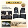 Auto-Bodenmatte für Toyota RAV4 XA30 2006 2007 2008 2009 2010 2011 2012 Lederpolster Fußteppich Linkslenkerabdeckung Zubehör