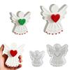 Love Wing Angel Silicone Mold Reusable Non-Stick Crafting Resin Molds Soap Candle Making Wax Plaster Ornaments Home Decor