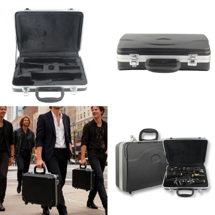 Compact Design Clarinet Case Offering Enhanced Security and Easy Portability Plastic Texture Suitable for Busy Musicians