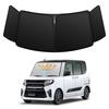 Daihatsu Tanto LA650 Series Current Models LA660S and Windshield Sunshade with UV No Suction Cups Light Blocking and Summer UV Easy Installation and