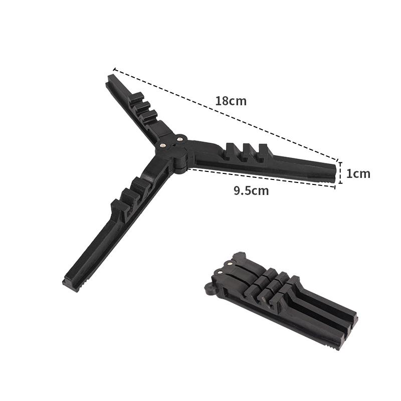 

Portable Foldable Gas Bottle Tripod Stand Outdoor Camping Gas Tank Bracket Foldable Canister Tripod Stand Base For Gas Cartridge чорний