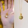 Hollow out Enamel Box Necklace Luxury Jewelry DIY Making Charms DIY Trinkets Accessories  Women