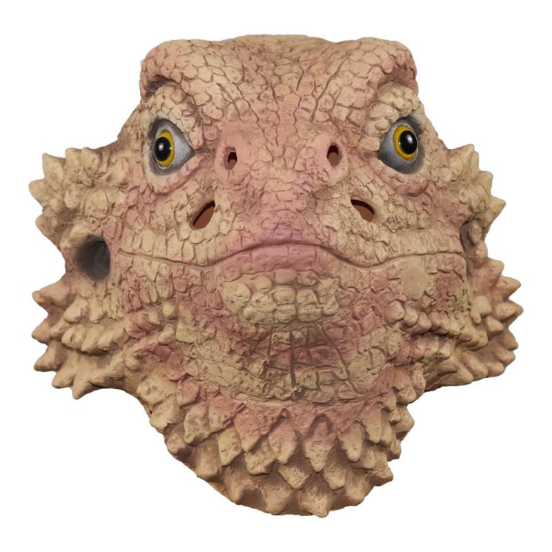 Desert Spiny Lizard Mask Animal Head Mask Halloween Costume Pretend for Adults