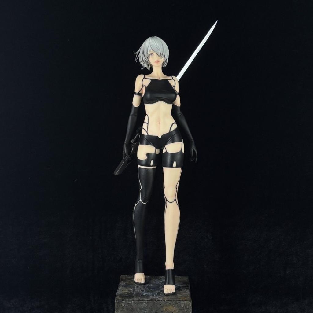 In Stock Nier: Automata  A2 Battle Damage Edition 1/4 50cm Statue Figure Boutique Statue Desktop Ornaments Decoration