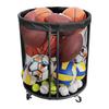 Portable Garage Ball Storage Basketball Storage Container Box Organizer Basket Net For Outdoor Garden Garage Sports Pool Deck