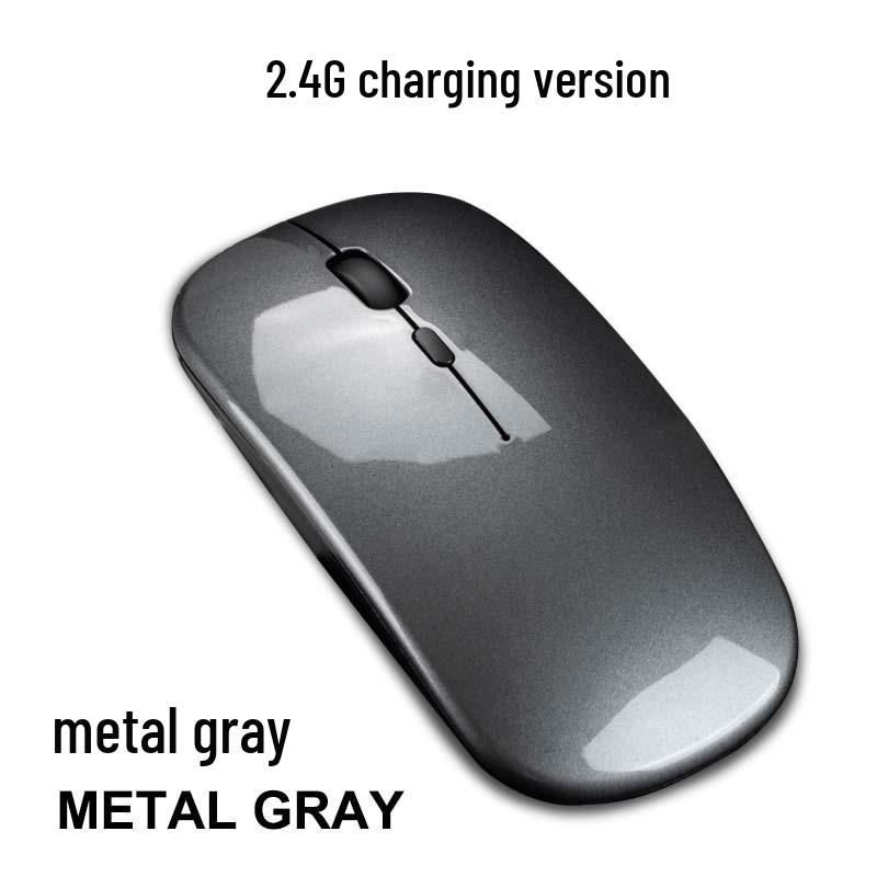 Kabellose Bluetooth-Maus mit leisem Klick und mehrfarbiger LED für Büro- und Laptop-Nutzung